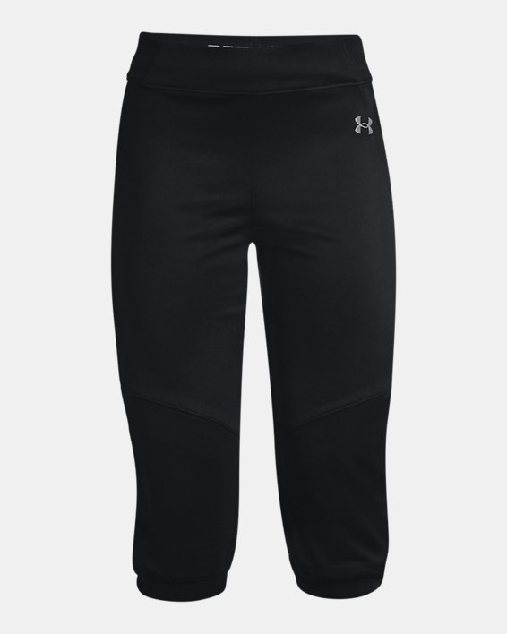 Women's UA Vanish Beltless Softball Pants, Black, pdpMainDesktop image number 5